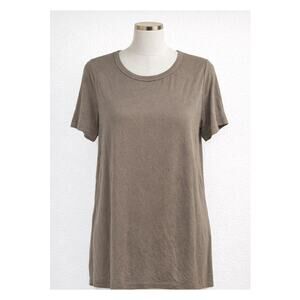 ❤️‍🔥Umgee Knit Shift Dress Taupe Brown Short Sleeve Large EUC